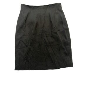 Separate Ellements Skirt Womens 6 Black Lined Pencil Career Office Classic
